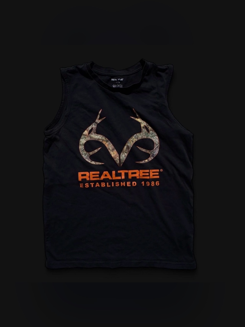Youth/boys' Realtree graphic muscle tank top L (14/16)
